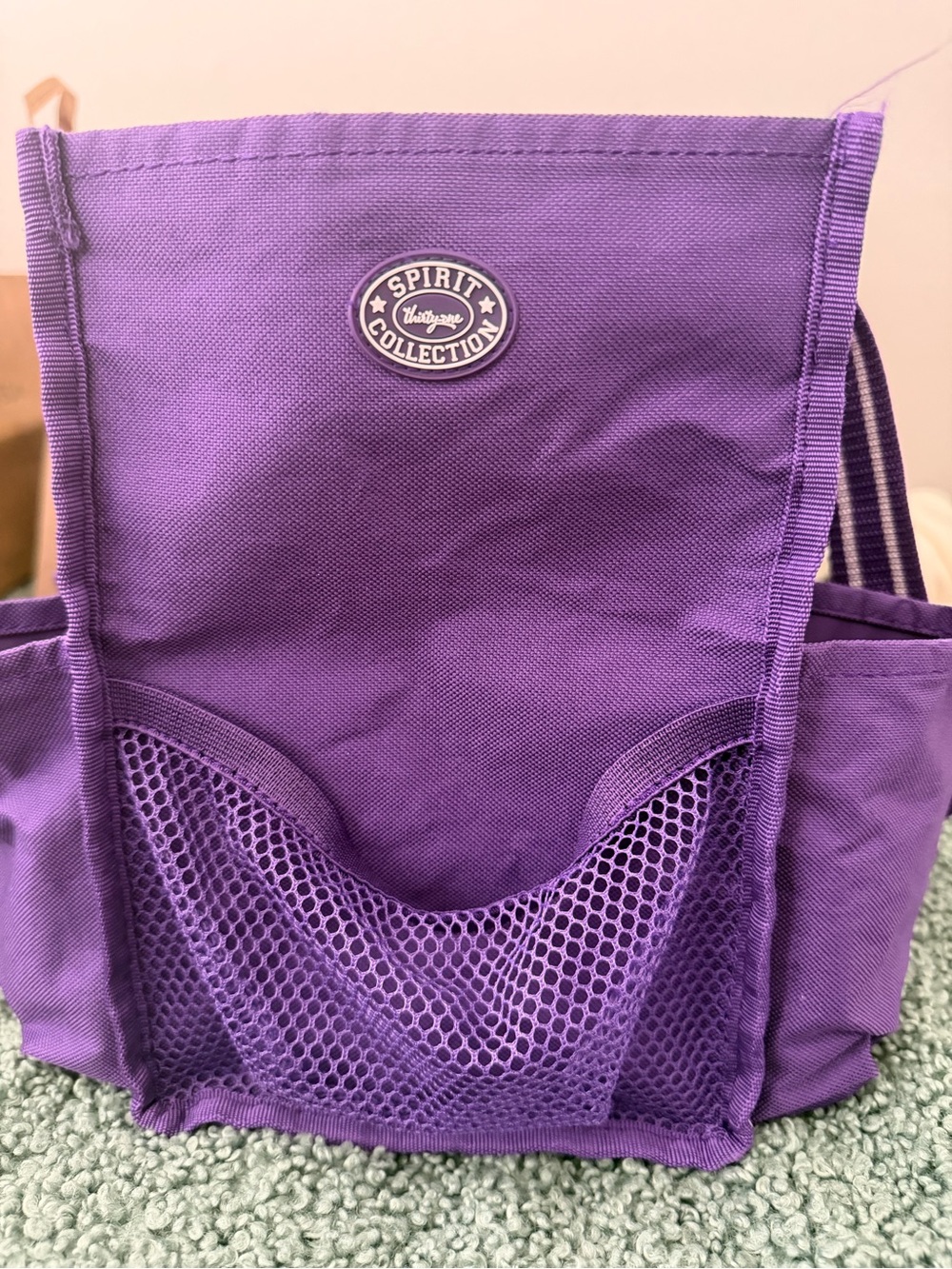 thirty-one Purple Canvas Tote with White-Trim Handles - Picture 6 of 11